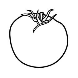 Dessin à colorier: Tomate (Alimentation et Nutrition) #195383 - Coloriages à Imprimer Gratuits