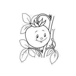 Dessin à colorier: Tomate (Alimentation et Nutrition) #195394 - Coloriages à Imprimer Gratuits