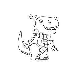 Coloriage Dinosaure (Animaux préhistoriques) #170802 à imprimer et colorier