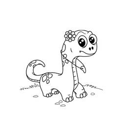 Coloriage Dinosaure (Animaux préhistoriques) #171736 à imprimer et colorier