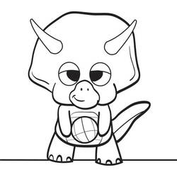 Coloriage Dinosaure (Animaux préhistoriques) #171743 à imprimer et colorier