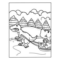 Coloriage Dinosaure (Animaux préhistoriques) #171751 à imprimer et colorier