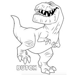 Coloriage Dinosaure (Animaux préhistoriques) #171759 à imprimer et colorier