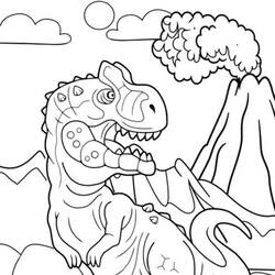 Coloriage Dinosaure (Animaux préhistoriques) #171768 à imprimer et colorier