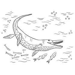 Dessin à colorier: Dinosaure (Animaux préhistoriques) #171772 - Coloriages à Imprimer Gratuits