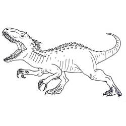 Dessin à colorier: Dinosaure (Animaux préhistoriques) #171781 - Coloriages à Imprimer Gratuits
