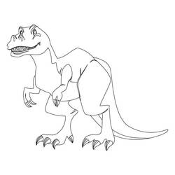 Coloriage Dinosaure (Animaux préhistoriques) #171789 à imprimer et colorier