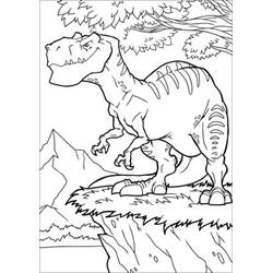 Dessin à colorier: Dinosaure (Animaux préhistoriques) #171800 - Coloriages à Imprimer Gratuits