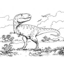 Coloriage Dinosaure (Animaux préhistoriques) #171802 à imprimer et colorier