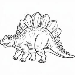 Coloriage Dinosaure (Animaux préhistoriques) #216733 à imprimer et colorier