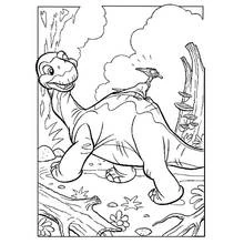 Dessin à colorier: Dinosaure (Animaux préhistoriques) #5491 - Coloriages à Imprimer Gratuits