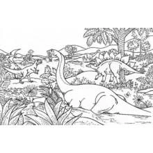 Dessin à colorier: Dinosaure (Animaux préhistoriques) #5495 - Coloriages à Imprimer Gratuits
