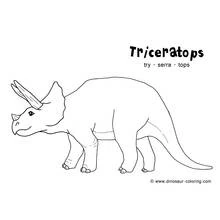 Dessin à colorier: Dinosaure (Animaux préhistoriques) #5521 - Coloriages à Imprimer Gratuits