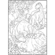 Dessin à colorier: Dinosaure (Animaux préhistoriques) #5536 - Coloriages à Imprimer Gratuits