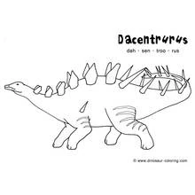 Dessin à colorier: Dinosaure (Animaux préhistoriques) #5554 - Coloriages à Imprimer Gratuits
