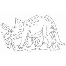 Dessin à colorier: Dinosaure (Animaux préhistoriques) #5557 - Coloriages à Imprimer Gratuits