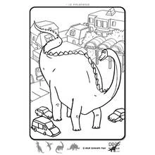Dessin à colorier: Dinosaure (Animaux préhistoriques) #5564 - Coloriages à Imprimer Gratuits