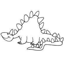 Dessin à colorier: Dinosaure (Animaux préhistoriques) #5596 - Coloriages à Imprimer Gratuits