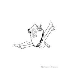 Dessin à colorier: Dinosaure (Animaux préhistoriques) #5605 - Coloriages à Imprimer Gratuits