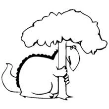 Dessin à colorier: Dinosaure (Animaux préhistoriques) #5618 - Coloriages à Imprimer Gratuits