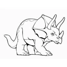 Dessin à colorier: Dinosaure (Animaux préhistoriques) #5632 - Coloriages à Imprimer Gratuits