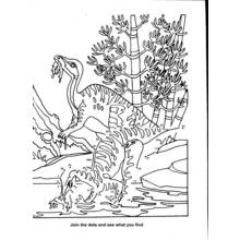 Dessin à colorier: Dinosaure (Animaux préhistoriques) #5633 - Coloriages à Imprimer Gratuits