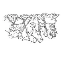 Dessin à colorier: Dinosaure (Animaux préhistoriques) #5636 - Coloriages à Imprimer Gratuits