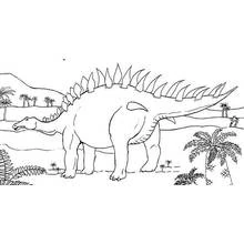 Dessin à colorier: Dinosaure (Animaux préhistoriques) #5647 - Coloriages à Imprimer Gratuits