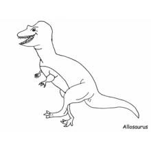 Dessin à colorier: Dinosaure (Animaux préhistoriques) #5649 - Coloriages à Imprimer Gratuits