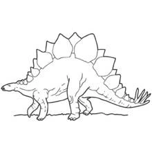 Dessin à colorier: Dinosaure (Animaux préhistoriques) #5655 - Coloriages à Imprimer Gratuits