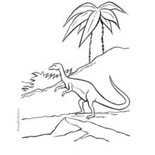 Dessin à colorier: Dinosaure (Animaux préhistoriques) #5663 - Coloriages à Imprimer Gratuits