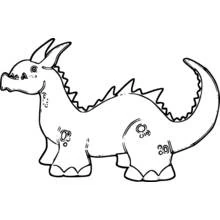 Dessin à colorier: Dinosaure (Animaux préhistoriques) #5682 - Coloriages à Imprimer Gratuits