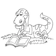 Dessin à colorier: Dinosaure (Animaux préhistoriques) #5686 - Coloriages à Imprimer Gratuits