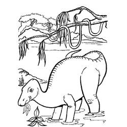 Dessin à colorier: Dinosaure (Animaux préhistoriques) #5688 - Coloriages à Imprimer Gratuits