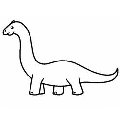 Dessin à colorier: Diplodocus (Animaux préhistoriques) #212446 - Coloriages à Imprimer Gratuits