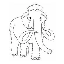 Dessins à colorier: Mammouth - Coloriages à Imprimer Gratuits