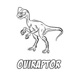 Dessin à colorier: Oviraptor (Animaux préhistoriques) #186489 - Coloriages à Imprimer Gratuits