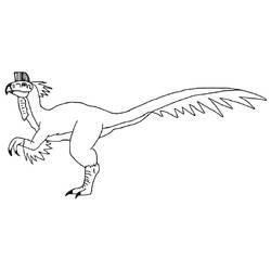 Dessin à colorier: Oviraptor (Animaux préhistoriques) #186491 - Coloriages à Imprimer Gratuits