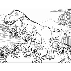 Dessin à colorier: T-Rex (Animaux préhistoriques) #180056 - Coloriages à Imprimer Gratuits
