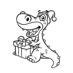Dessin à colorier: T-Rex (Animaux préhistoriques) #180057 - Coloriages à Imprimer Gratuits