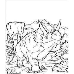 Dessins à colorier: Tricératops - Coloriages à Imprimer Gratuits