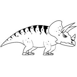 Dessin à colorier: Tricératops (Animaux préhistoriques) #211934 - Coloriages à Imprimer Gratuits