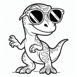 Dessin à colorier: Vélociraptor (Animaux préhistoriques) #214480 - Coloriages à Imprimer Gratuits