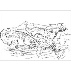 Dessin à colorier: Vélociraptor (Animaux préhistoriques) #214495 - Coloriages à Imprimer Gratuits