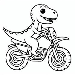 Dessin à colorier: Vélociraptor (Animaux préhistoriques) #214505 - Coloriages à Imprimer Gratuits