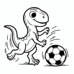 Dessin à colorier: Vélociraptor (Animaux préhistoriques) #214510 - Coloriages à Imprimer Gratuits