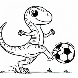 Dessin à colorier: Vélociraptor (Animaux préhistoriques) #214511 - Coloriages à Imprimer Gratuits