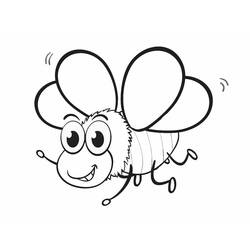 Coloriage Abeille (Animaux) #184168 à imprimer et colorier