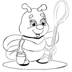 Coloriage Abeille (Animaux) #184172 à imprimer et colorier