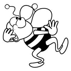 Coloriage Abeille (Animaux) #184174 à imprimer et colorier